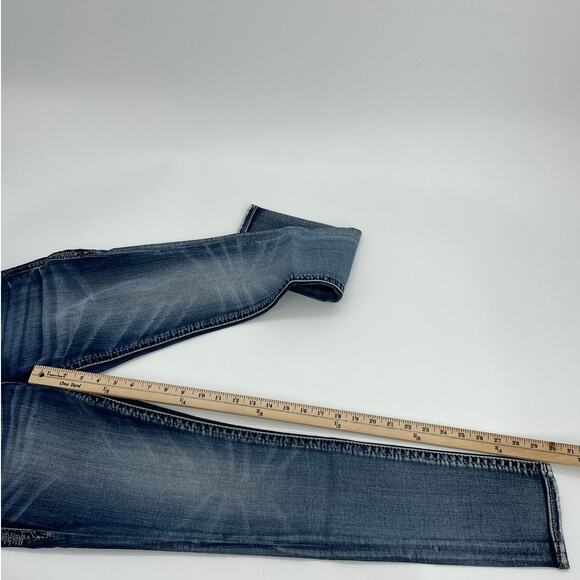 New ROCK REVIVAL Jeans Size 26 Kerra Easy Skinny Embellished Bling Y2K Jeans - Picture 8 of 9